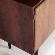 Vintage Danish retro TV furniture down in rosewood 50s