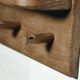 Handcrafted wall coat rack