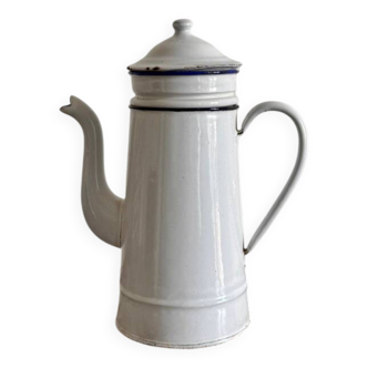 Large enameled coffee pot