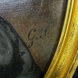 Portrait of Napoleon III by Madame de Saint-Hilaire by Giuseppe Signorin