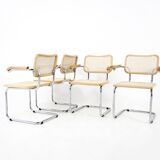 Set of 4 B32 Style Chairs by Marcel Breuer
