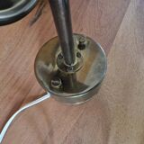 Hans Agne Jacobsson (1919-2009) - Brass and yellow tinted glass applique