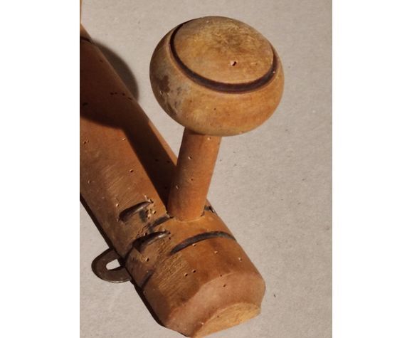Wooden wall doorbell turned vintage 30-40s
