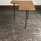 Bedside chair sofa end plywood folk art 1960