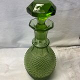 Carafe en verre coloré vintage