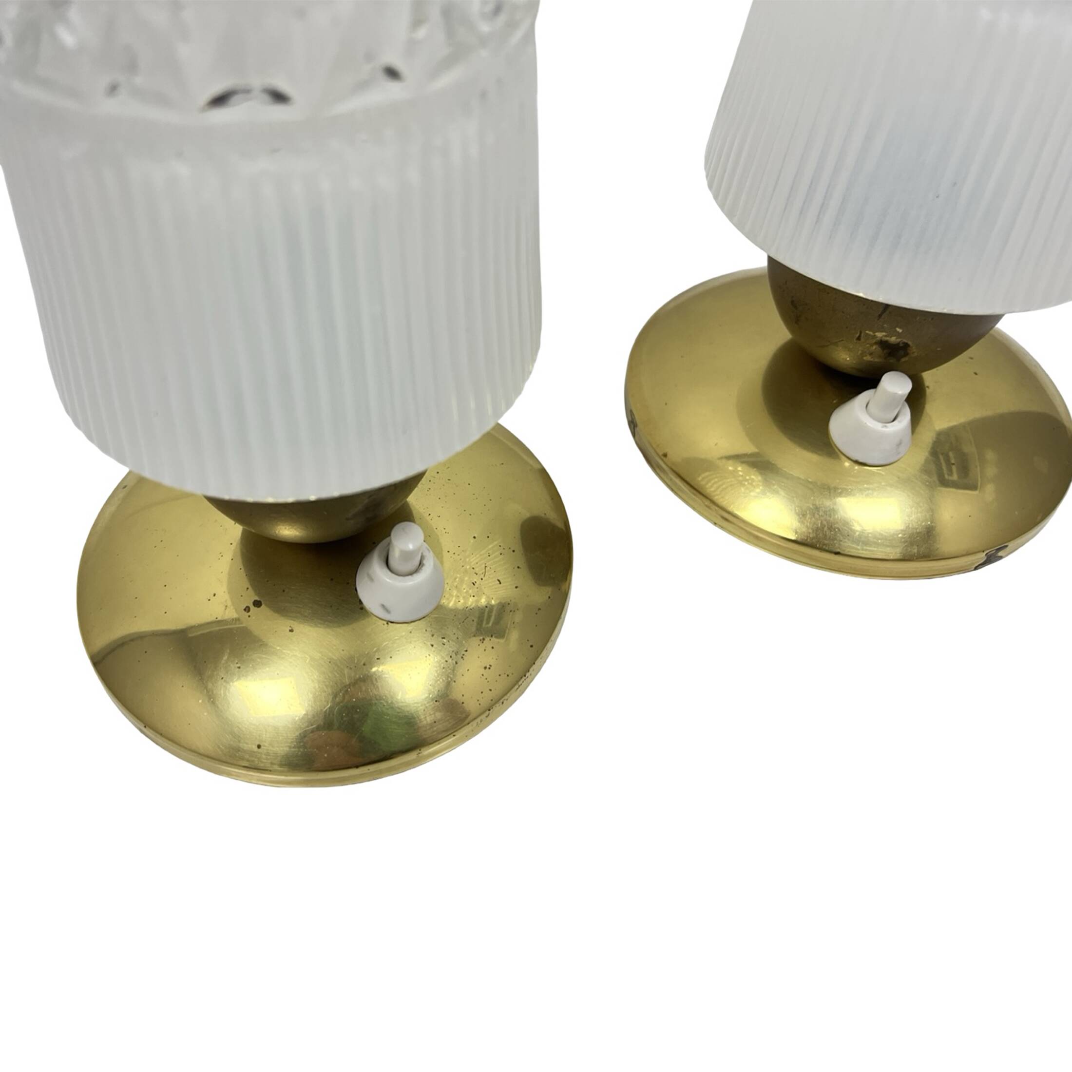 Pair of vintage Elektro-Rausendorf Bautzen bedside lamps, Germany, 1970s
