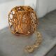 60s rattan pendant light