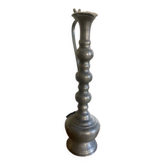 Large pewter carafe