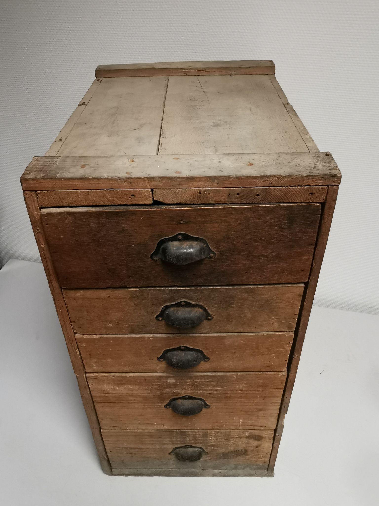 Old cabinet of craft drawer