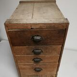 Old cabinet of craft drawer
