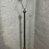 Lampadaire en bois laqué vert et doré style Empire vers 1900