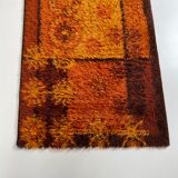 Tapis original scandinavian  années 1960 Danemark 96x161cm
