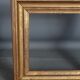 Pair old frames gilded wood gold leaf 26,5x23 cm, foliage 20,5x17 cm SB