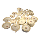75-piece vintage porcelain table service, Raynaud & Co., Limoges.