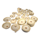 75-piece vintage porcelain table service, Raynaud & Co., Limoges.