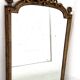 Louis XVI style mirror in wood and gilded stucco, 19th century
