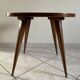 Round coffee table with compass legs 1970