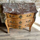 Chest of drawers in marquetry nineteenth