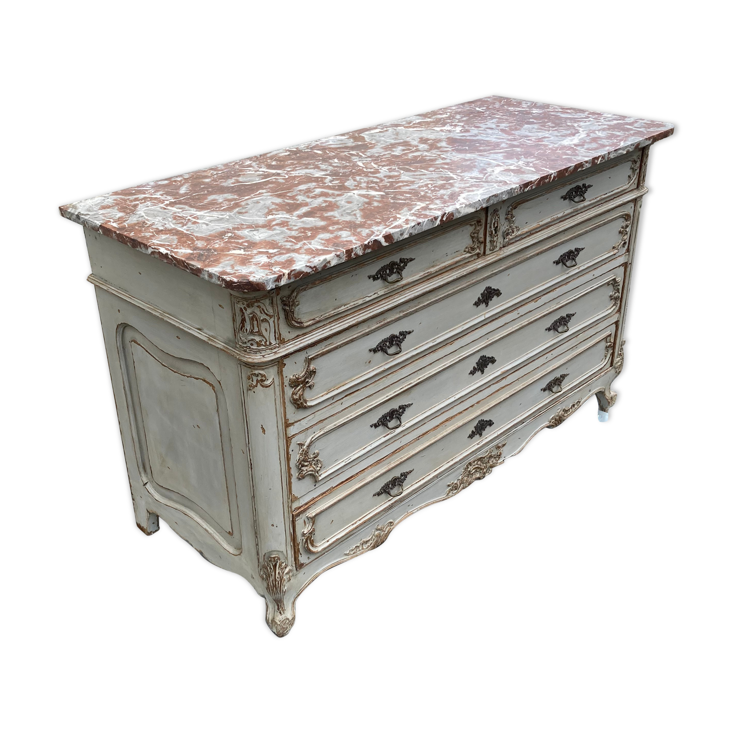 Commode XIXe siècle avec marbre