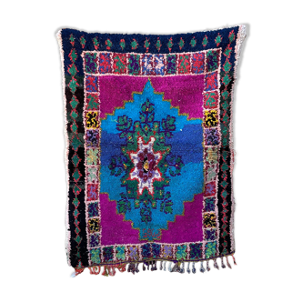 Berber carpet Boucherouite 114 x 160 cm