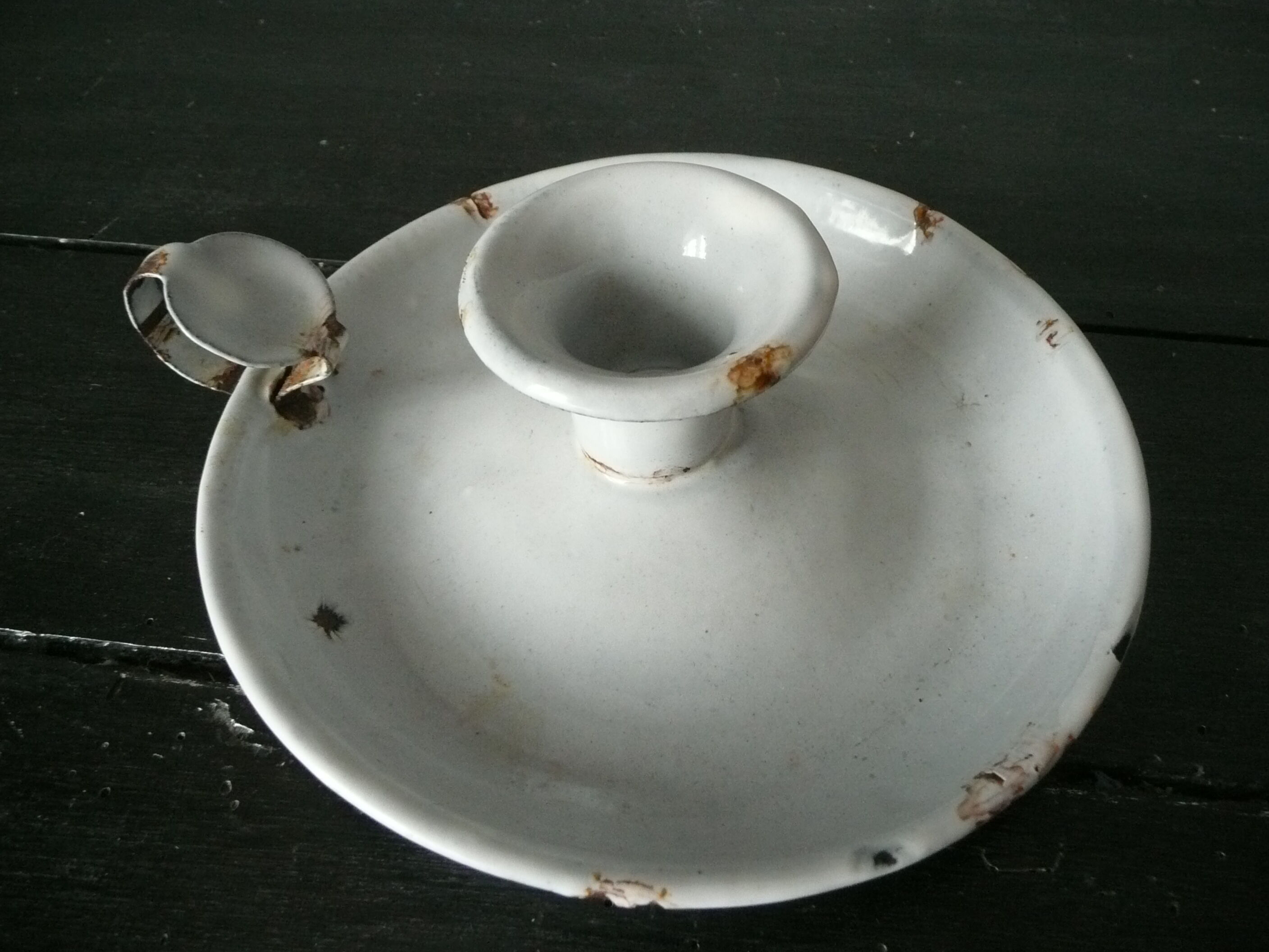 Old cellar rat candle holder