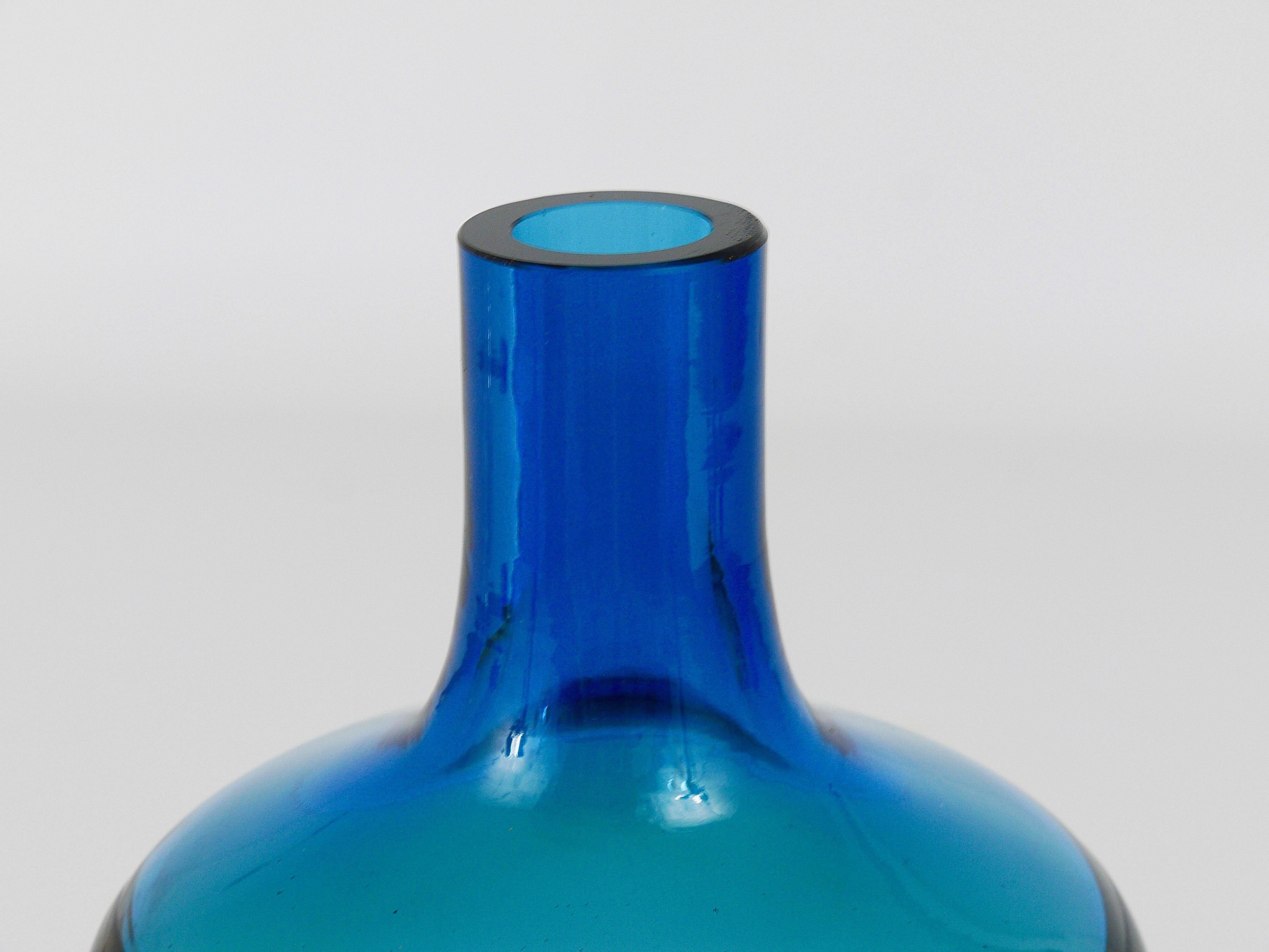 Carafe colorée Tropico en verre par Göran Wärff pour Pukeberg, Suède, 1960