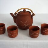Vintage China terracotta tea service