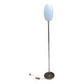 Lampadaire en Chrome et laiton 