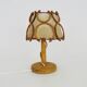Bedside lamp, table lamp in rattan, bamboo Louis Sognot. 50s