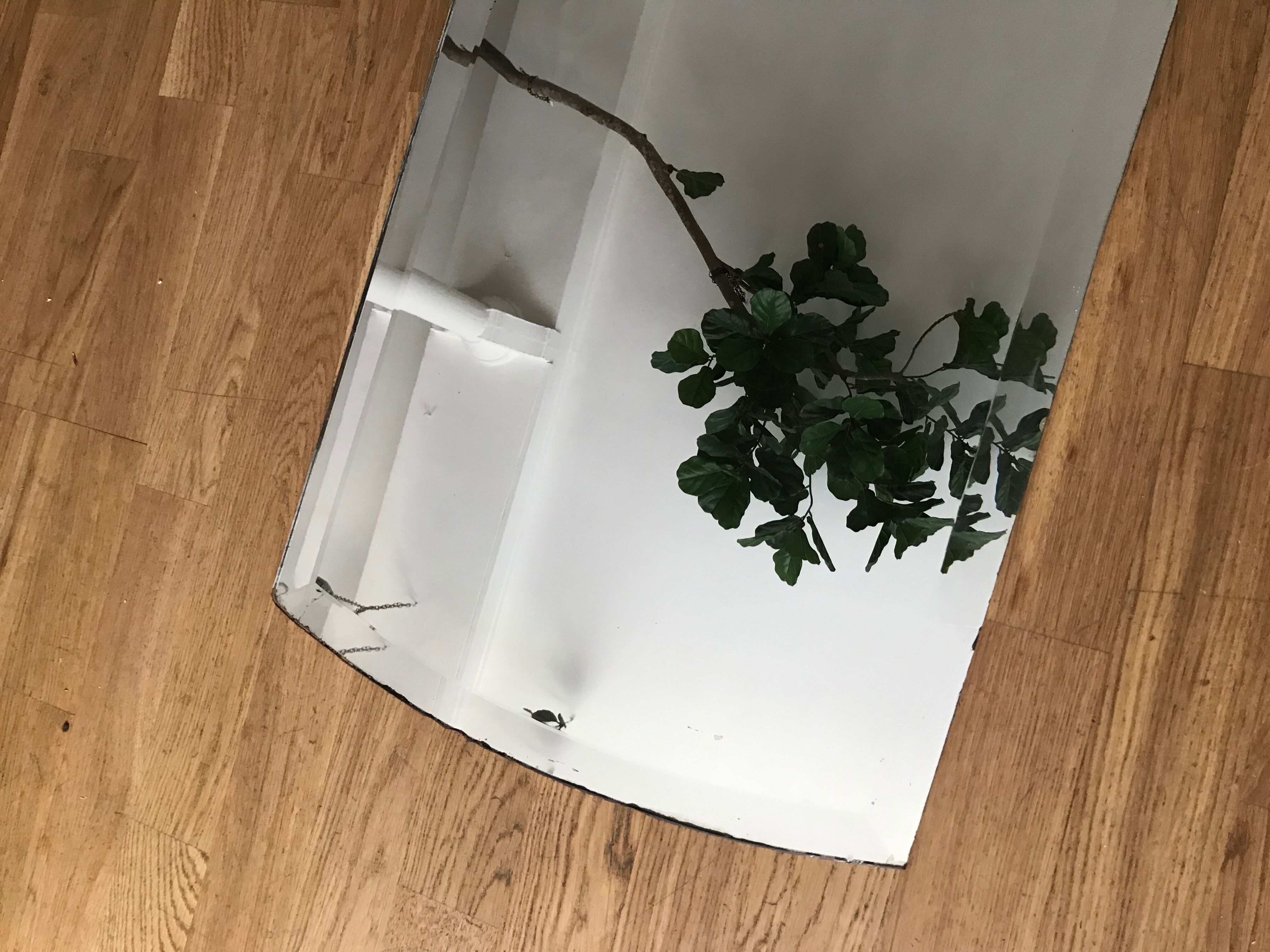 Beveled mirror 42x149cm