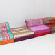 Canapé Mah Jong Roche Bobois design Kenzo Takada par Hans Hopfer, ensemble de 11.