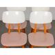 Suite de 4 chaises produites par Ton, 1960