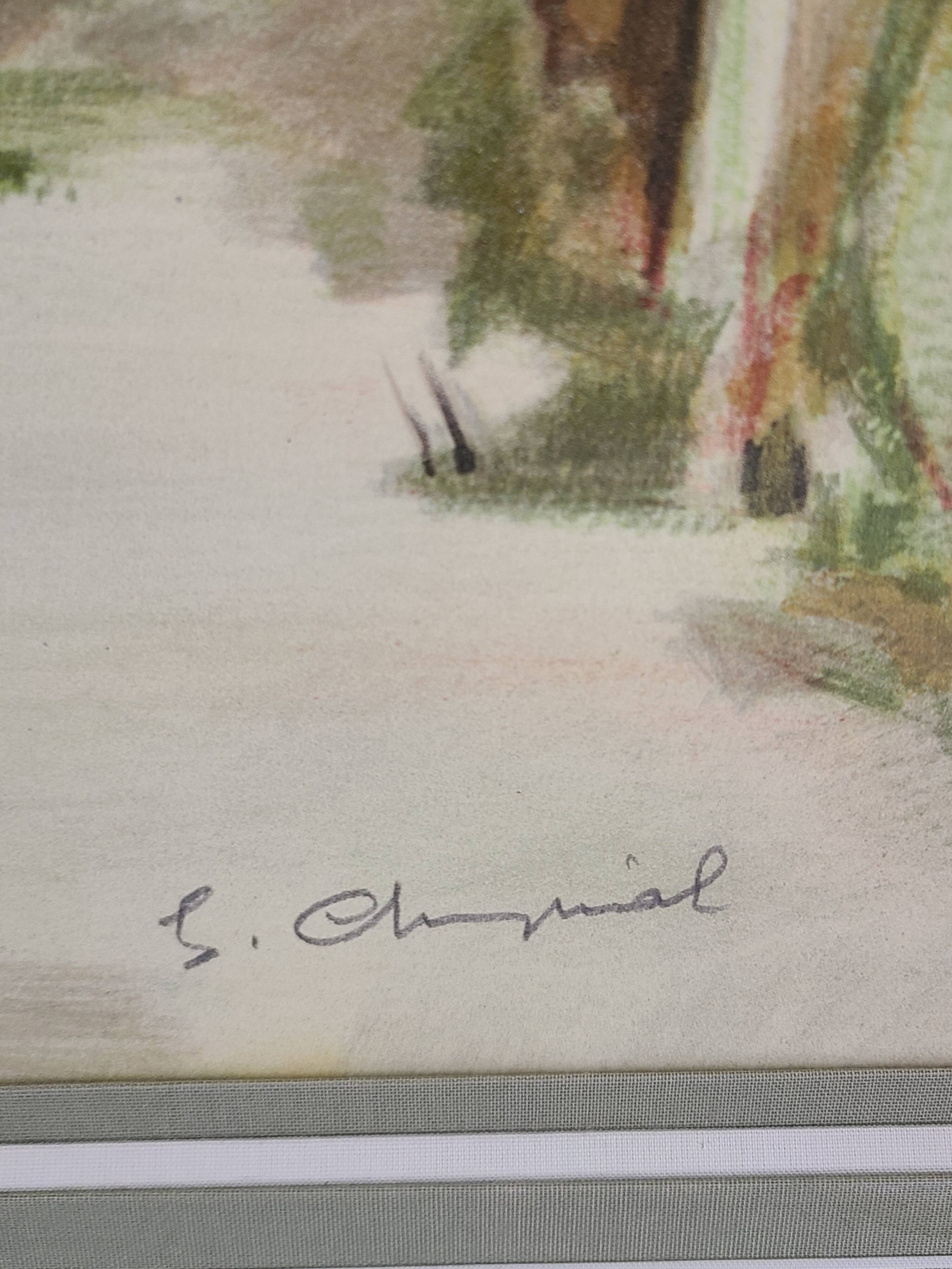 Provence by G. Cheyssial signed 110 x 79 cm