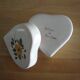 Moustiers earthenware jewelry box or pillbox