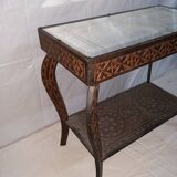Mirrored side table