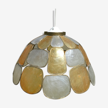 Suspension offal old mother-of-pearl and brass
