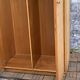 Vintage rattan and woven wicker wardrobe 1970s