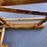 Vintage bamboo tiger wall shelf from the 70s.