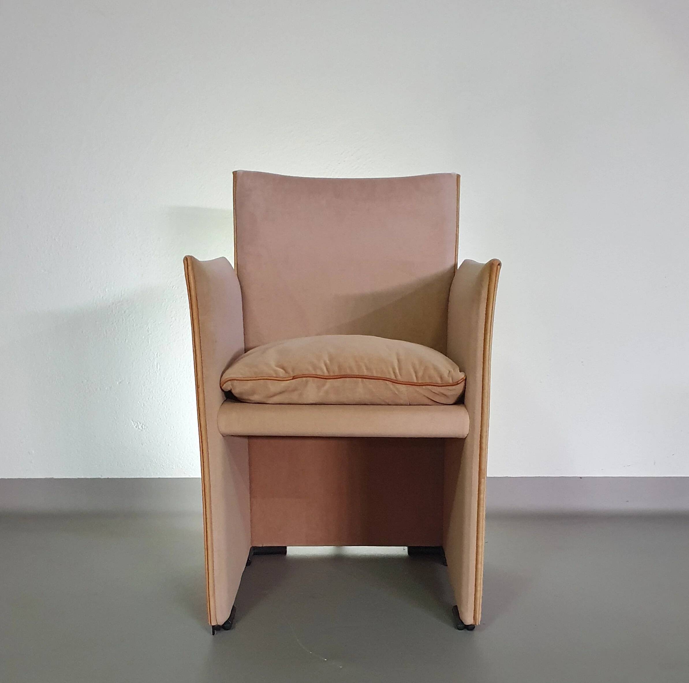Set (6) by Mario Bellini 401 Break chairs for Cassina, 1990s