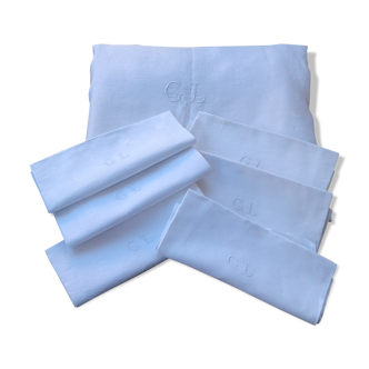 Tablecloth and 6 linen