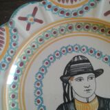 Two old Quimper plates