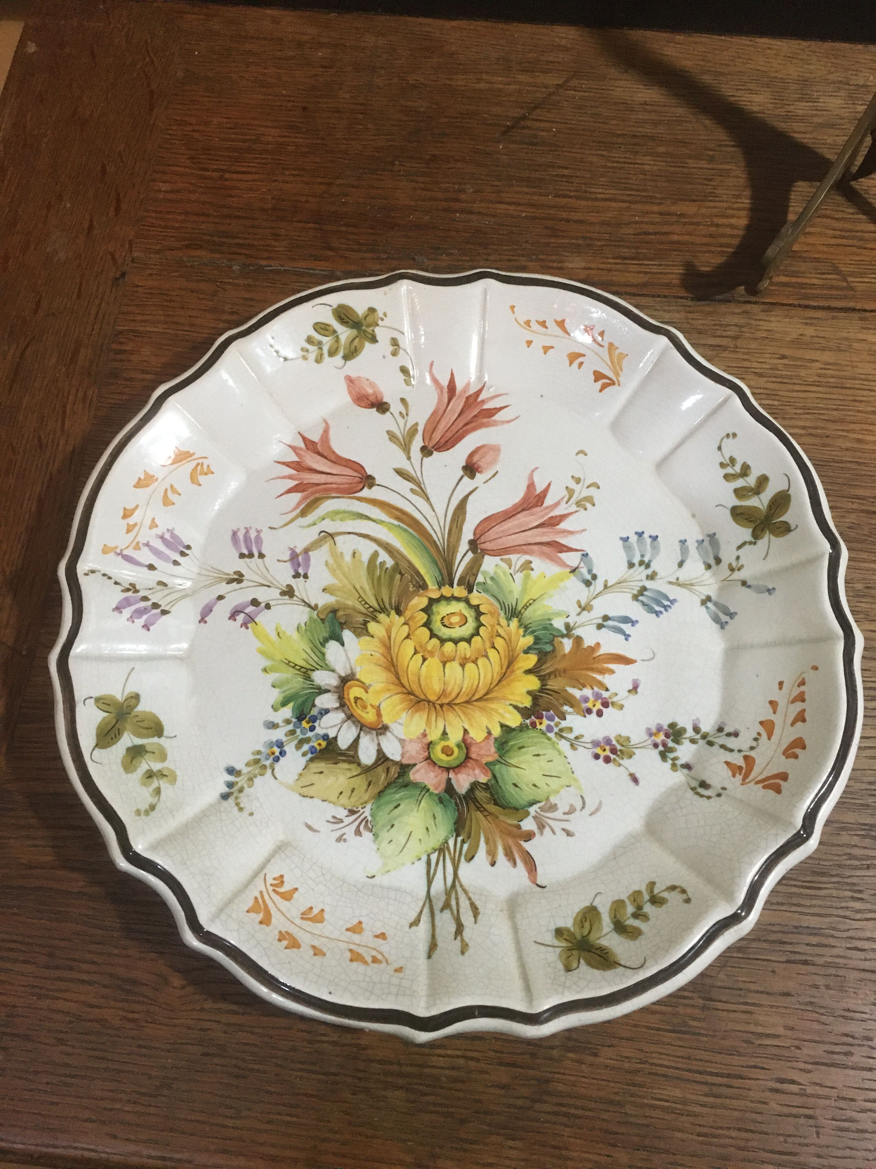Decorative plate "Antica. by Bassano" Italy