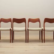 Set of four teak chairs, Danish design, 1960s, designer: Niels Otto Møller