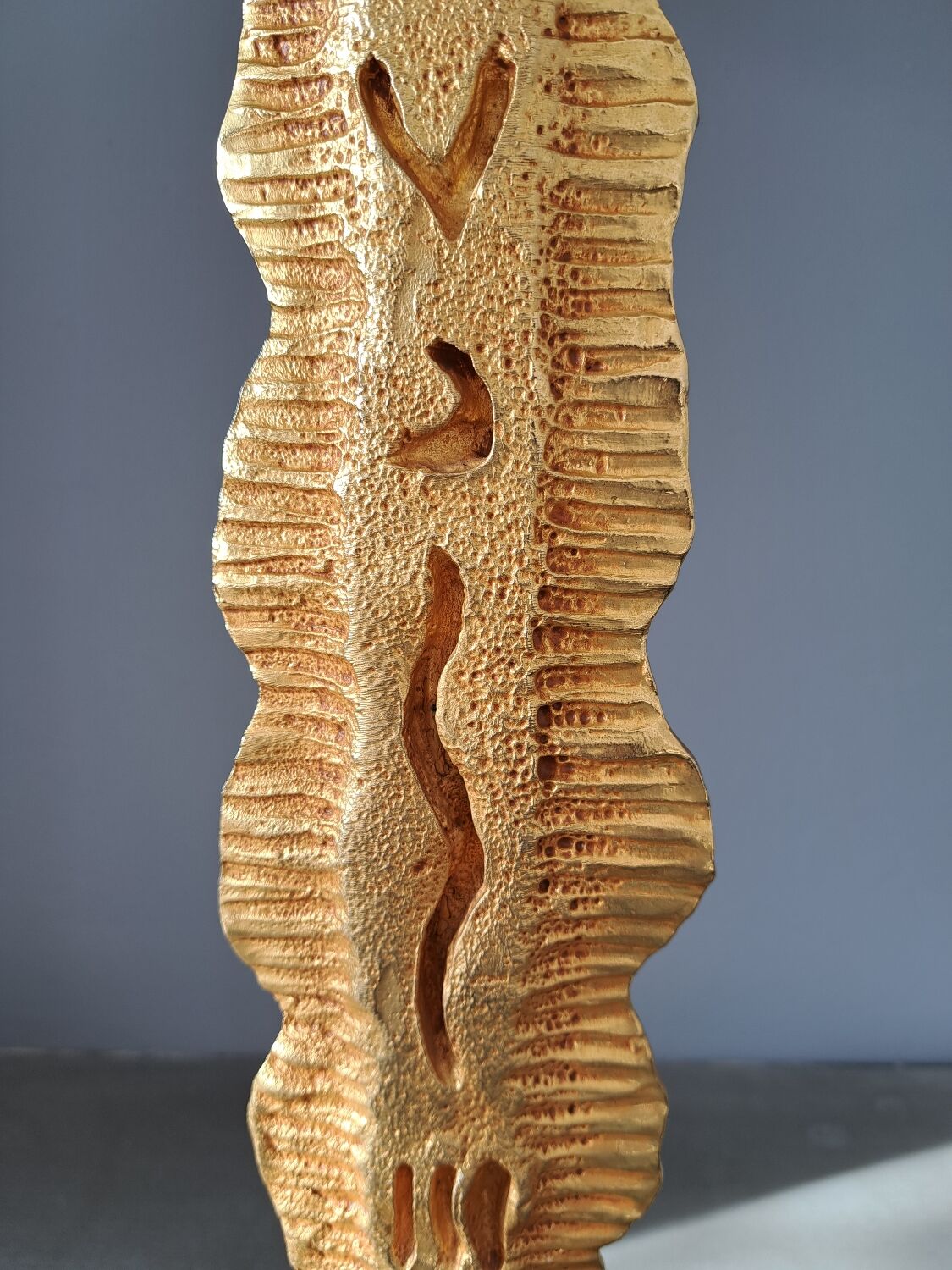 Cazenove lamp in gilded bronze