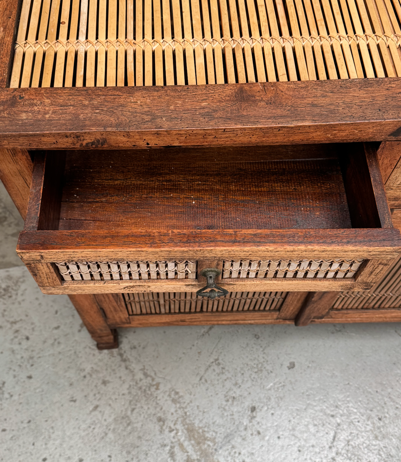 Rattan sideboard