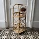 Vintage rattan bar or bottle holder