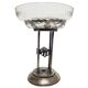 Art Deco Polish silver crystal bowl on stand, 1930s