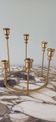 Brass ring candlestick