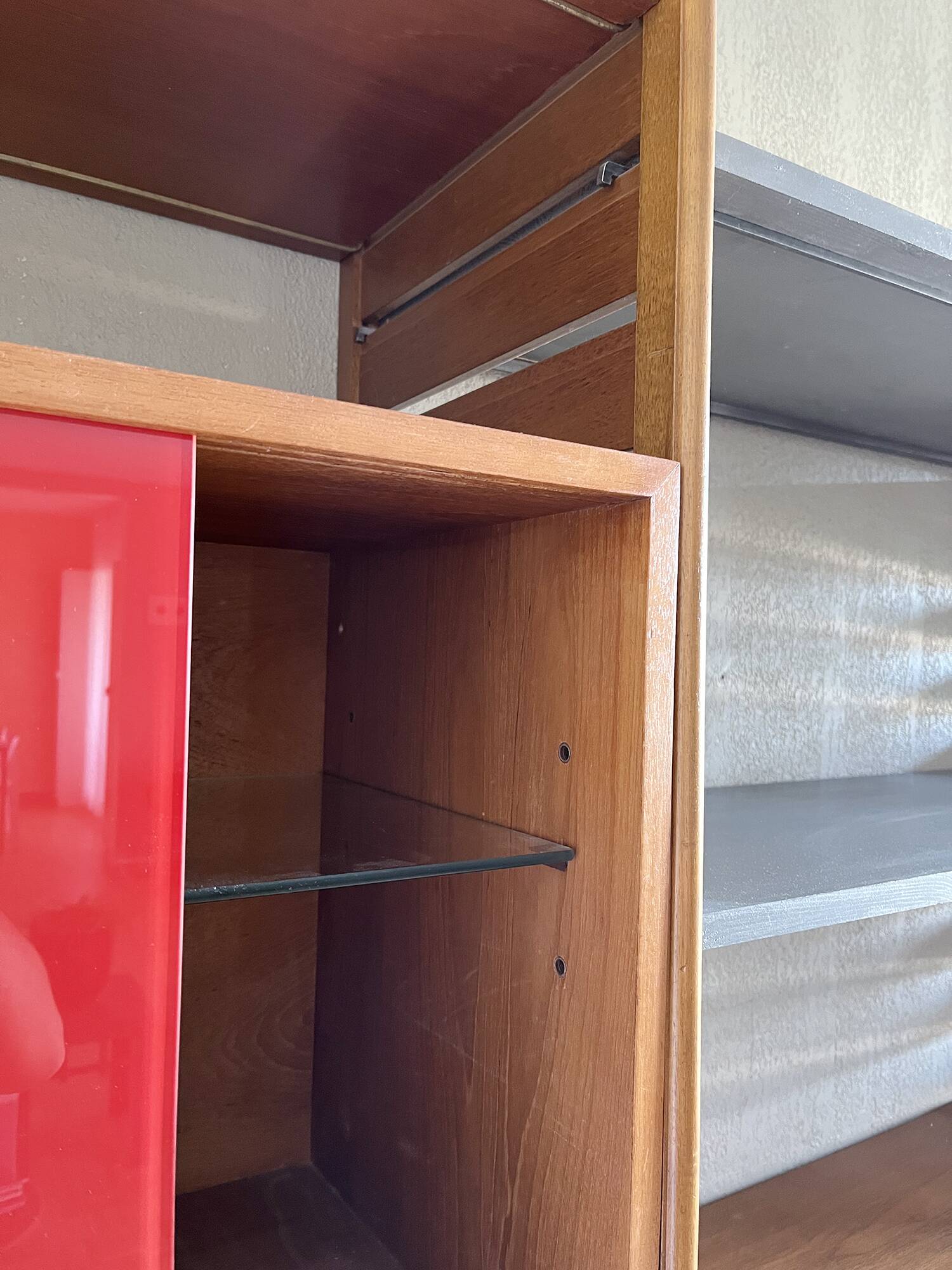 Ladderax modular teak bookcase by Robert Heal
