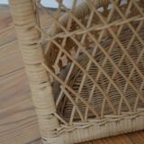Wicker wall shelf